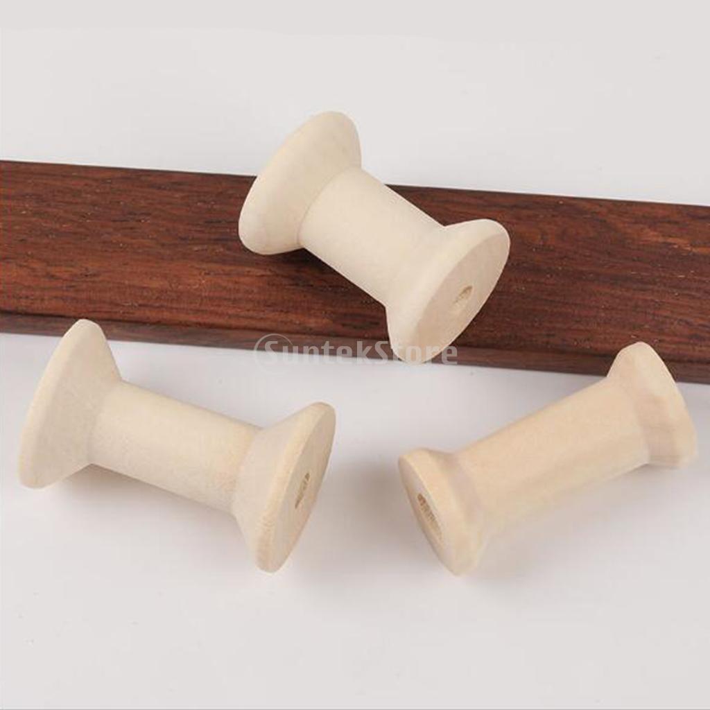 Thread Bobbins Empty - 20 stuks houten spoeltjes, lege spoelen