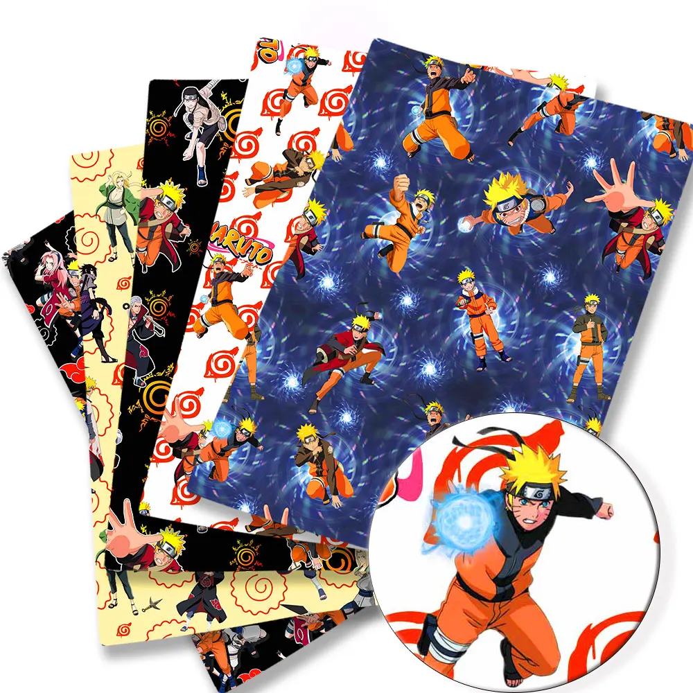 Sewing Production - naruto Anime randapparatuur Stof 140*50 cm