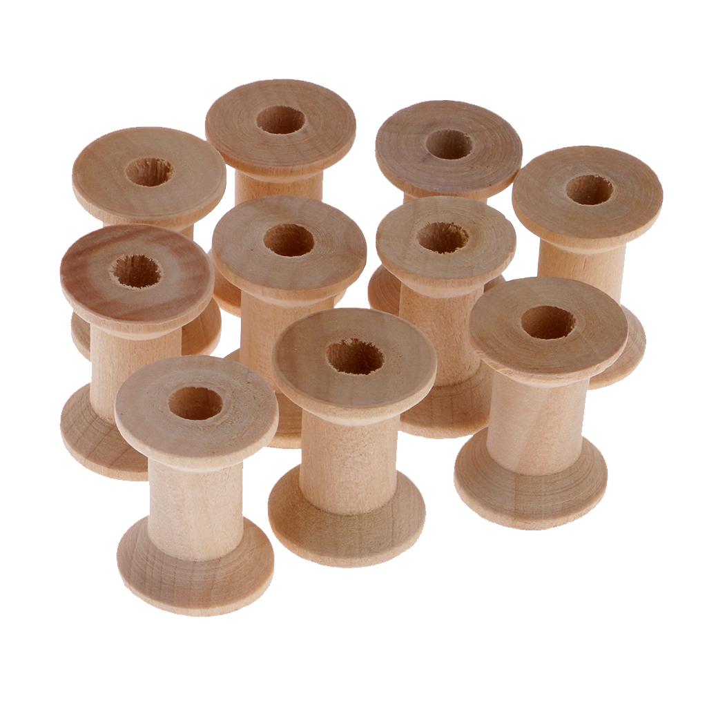 Thread Bobbins Empty - Houten lege spoelen voor garen, naaigerei