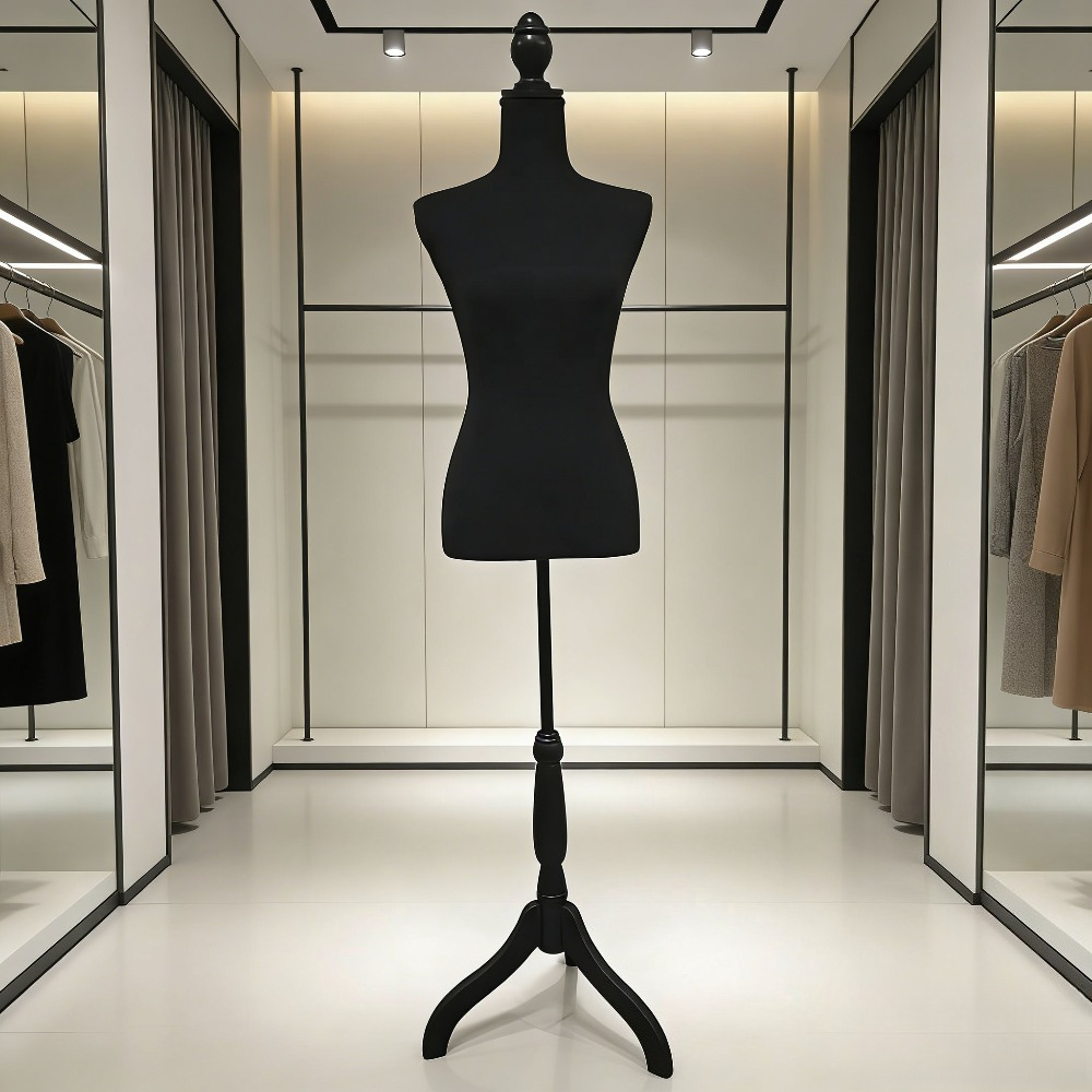 Dress Form Mannequin - Halflichaamsmannequin, kledingwinkel displaystandaard voor dameskleding, verstelbaar