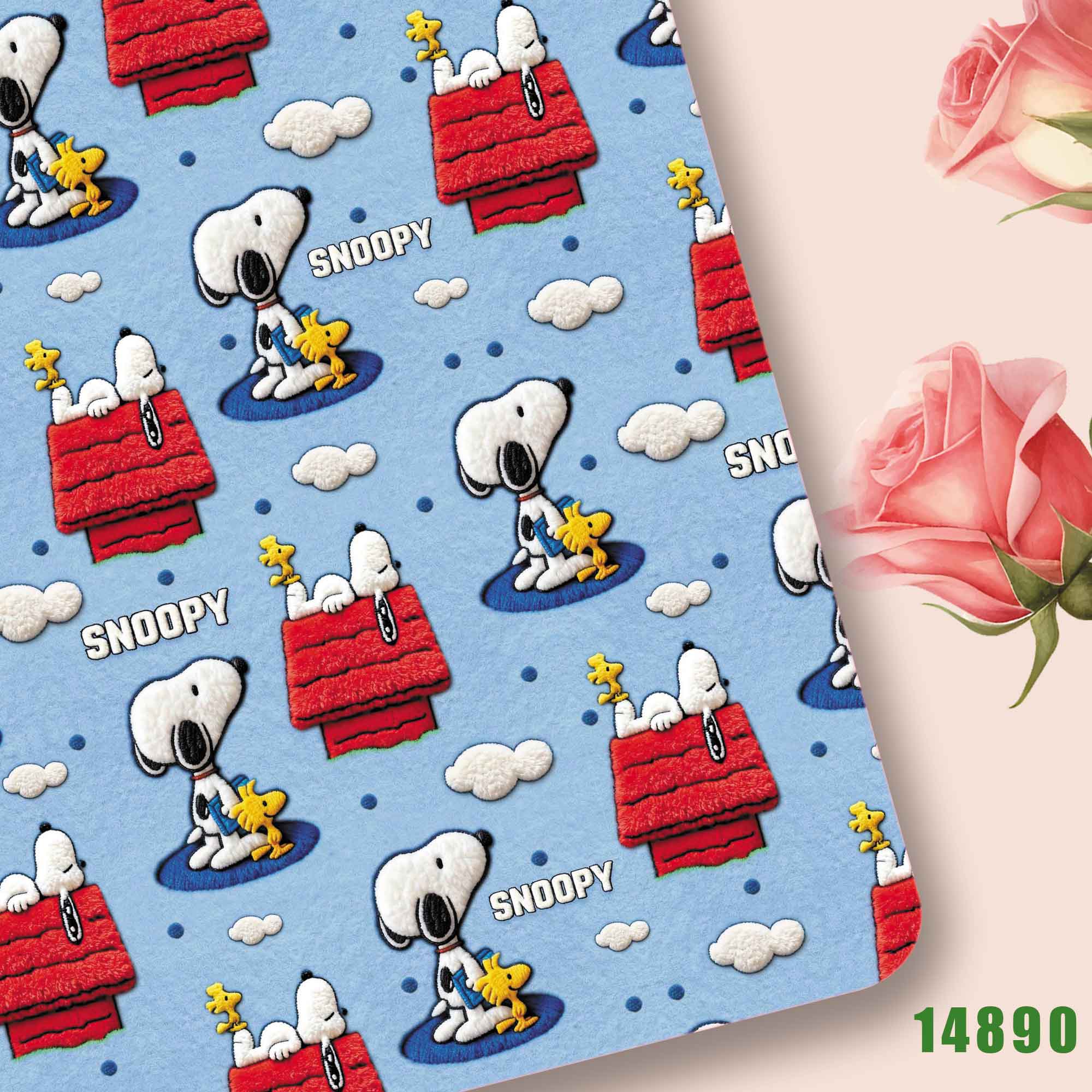 Sewing And Textile - TAKARA TOMY Snoopy stof140CM Cartoon Polyester