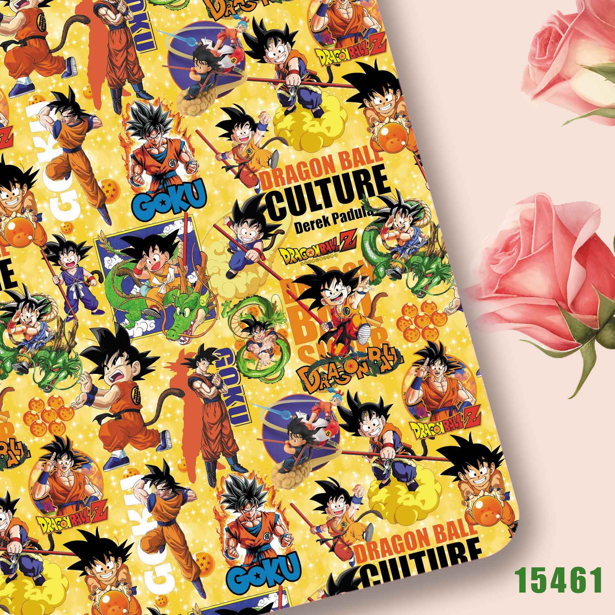 Sewing Production - 140*50cm Dragon Ball Polyester/100% Katoen/Satijn Stof