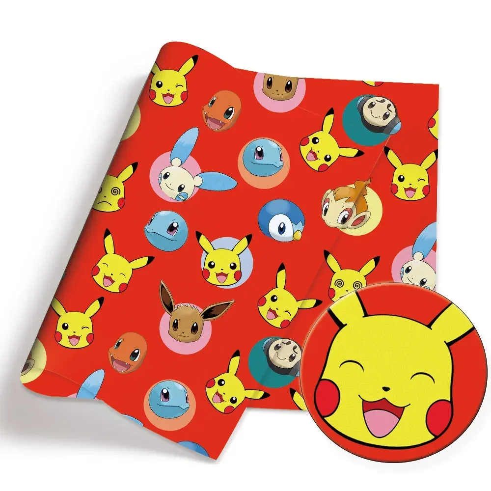 Sewing Production - 140x50 CM Pokemon Cartoon bedrukte stof