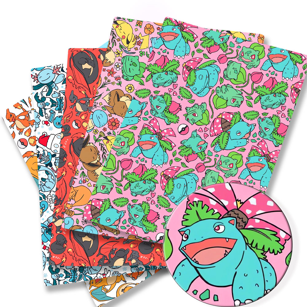 Sewing Production - Pokemon Cartoon Fabric140*50cm Handgemaakte Naaien Patchwork