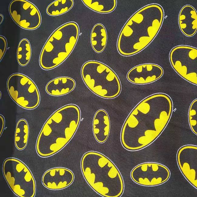 Sewing And Textile - 140 cm Breedte Cartoon Batman Logo