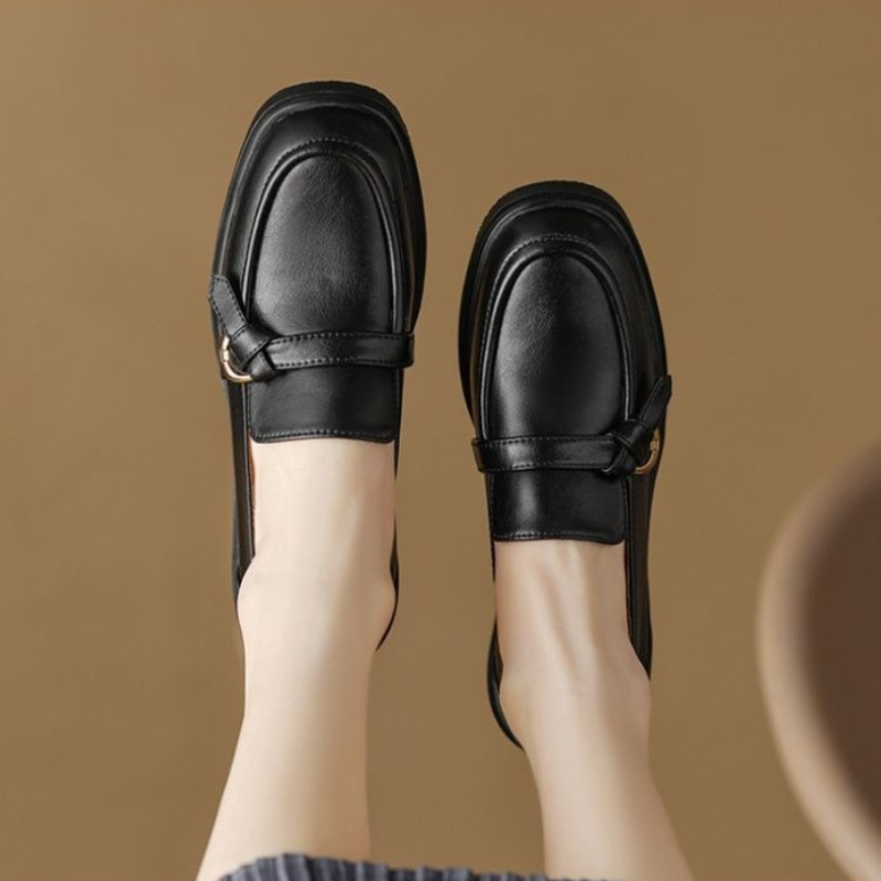 Sewing Latex - Dames loafers van echt zacht leer