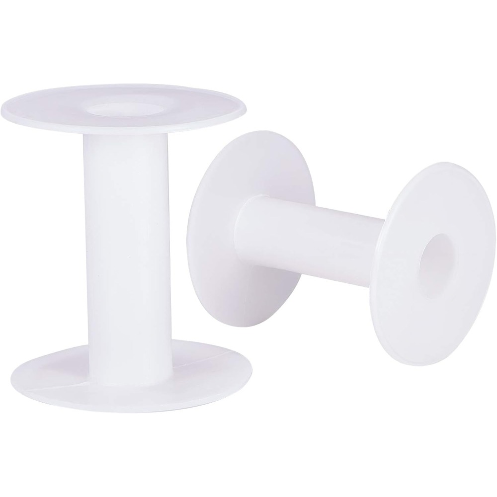 Thread Bobbins Empty - 20 Stuks 3 Inch Plastic Lege
