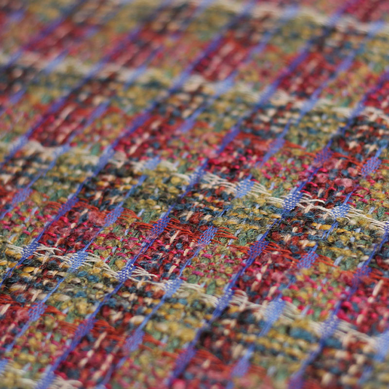 Rood/Groen Rooster Wol Garenge - Sewing Tweed recensie en prijs