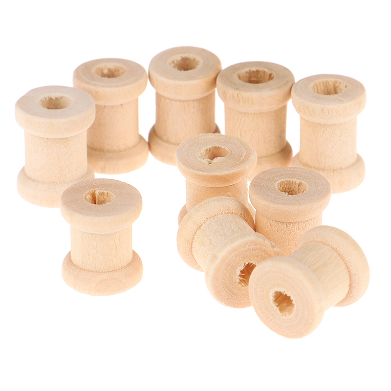 /KQM/100PCS Houten lege draads - Thread Bobbins Empty recensie en prijs