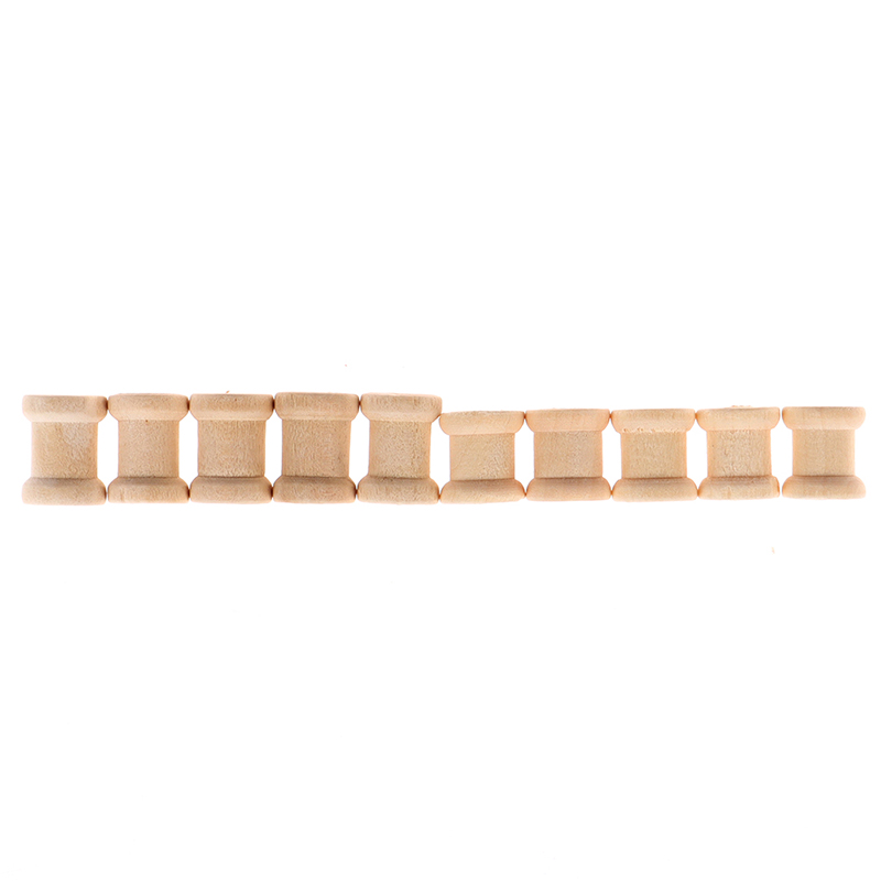 /KQM/100PCS Houten lege draads - Thread Bobbins Empty recensie en prijs