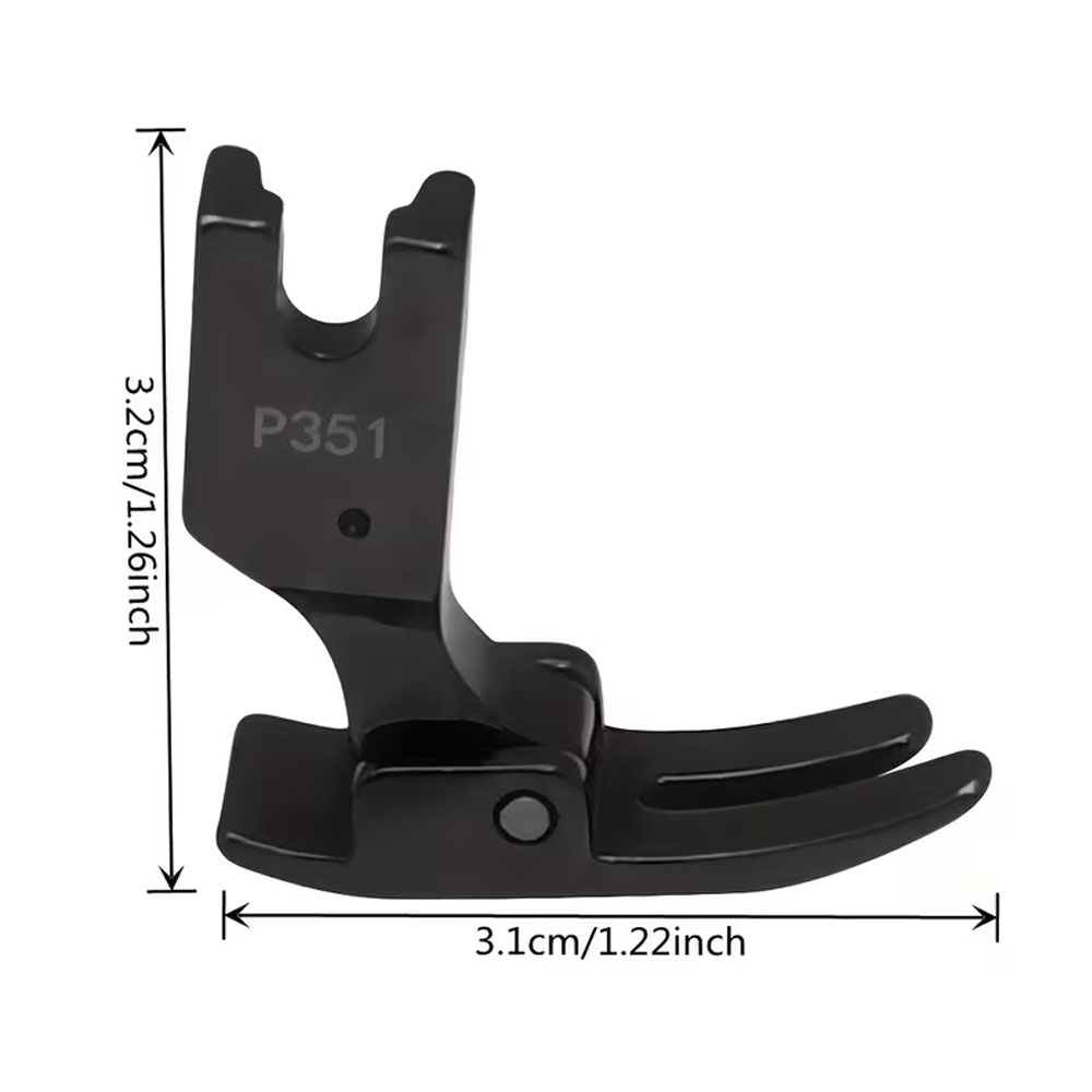 P351 Alle stalen naaivoet zwar - Sewing Machine Fabric recensie en prijs