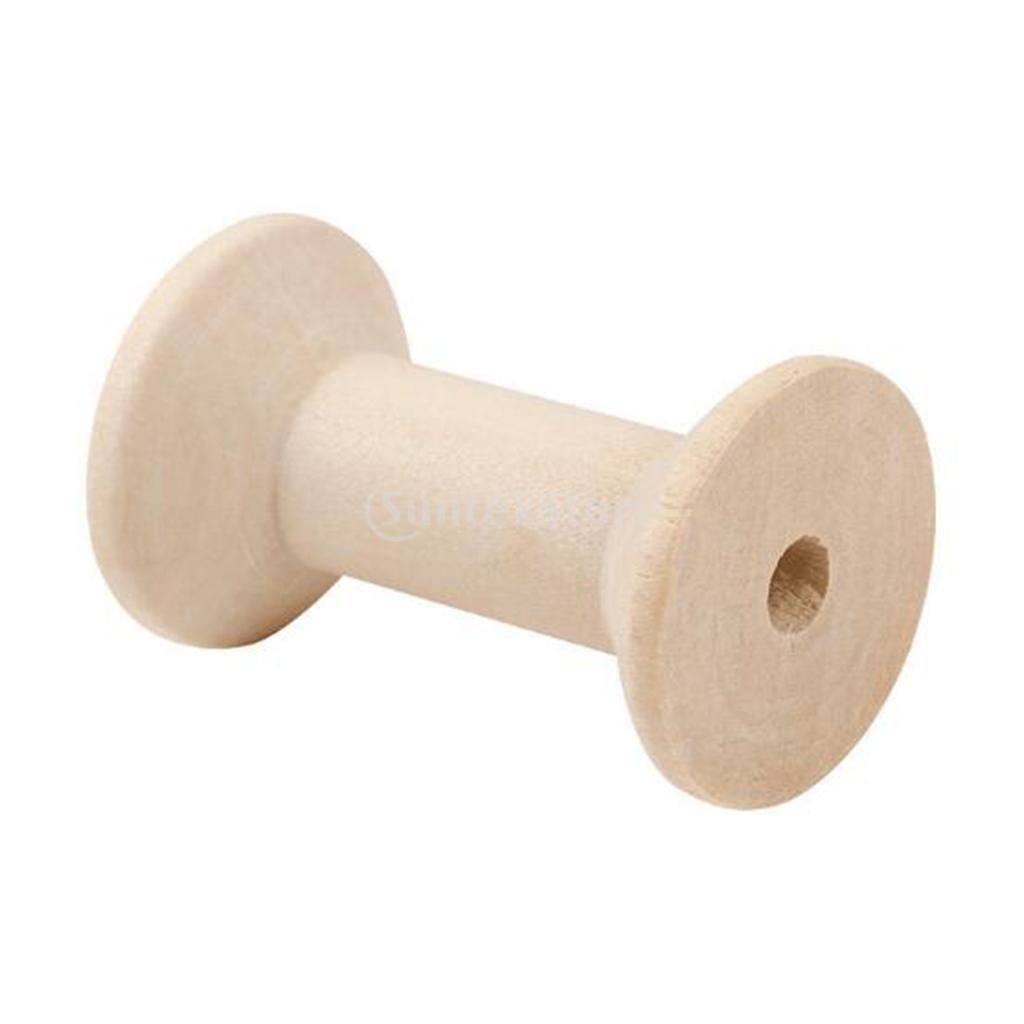 20 stuks houten spoeltjes, leg - Thread Bobbins Empty recensie en prijs