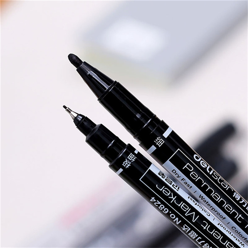 Deli 0.5Mm/1Mm Dual Tip Droog  - Fabric Marking Pen recensie en prijs