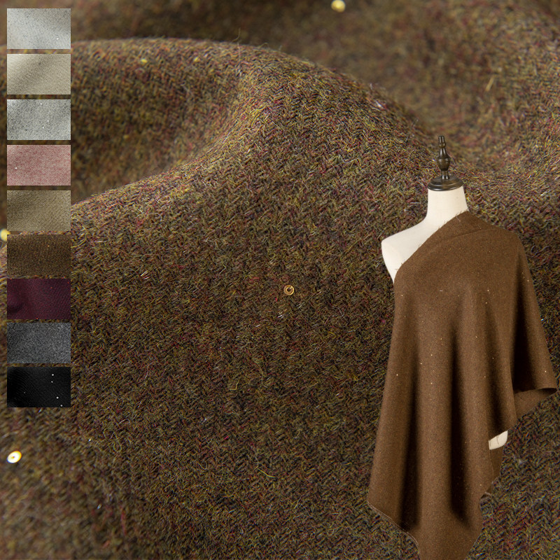 Sterrenhemel pailletten wollen - Sewing Tweed recensie en prijs