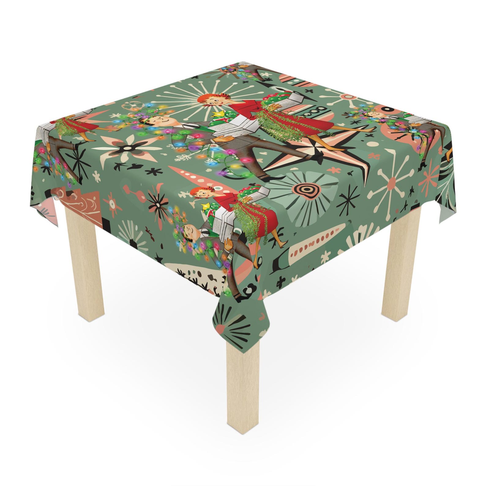 Retro jaren 50 kitsch kerstvie - Century Textile & Sewing Supply Reviews recensie en prijs