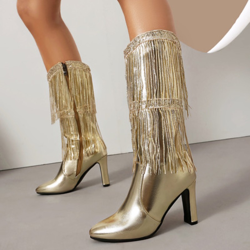 Grote maten Glanzend metallic  - Sewing Zipper recensie en prijs