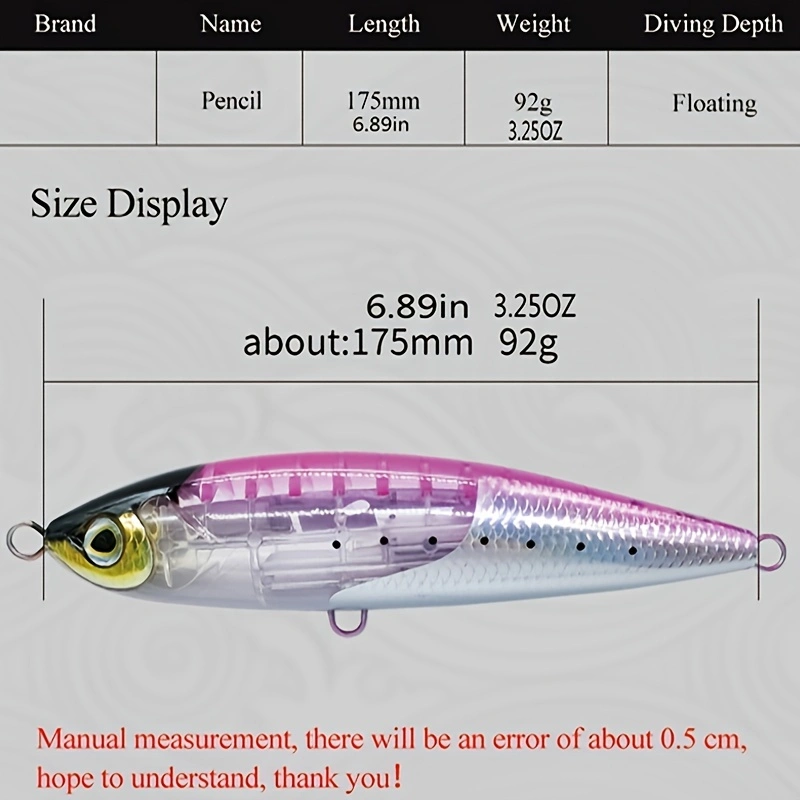 17,5CM 92G Drijvende Pencil Lu - Sewing Gt recensie en prijs