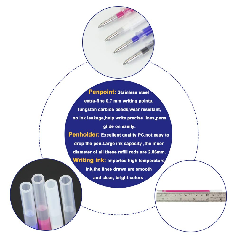 103 stks/set Warmte Uitwisbare - Fabric Marking Pen recensie en prijs