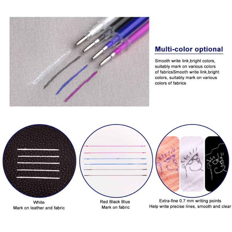 103 stks/set Warmte Uitwisbare - Fabric Marking Pen recensie en prijs