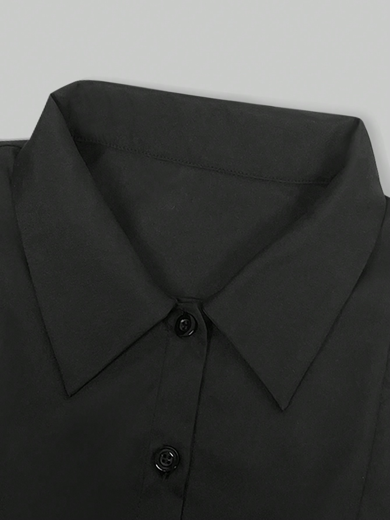 Zwarte damesblouse met schoude - Shoulder Pad Set In recensie en prijs