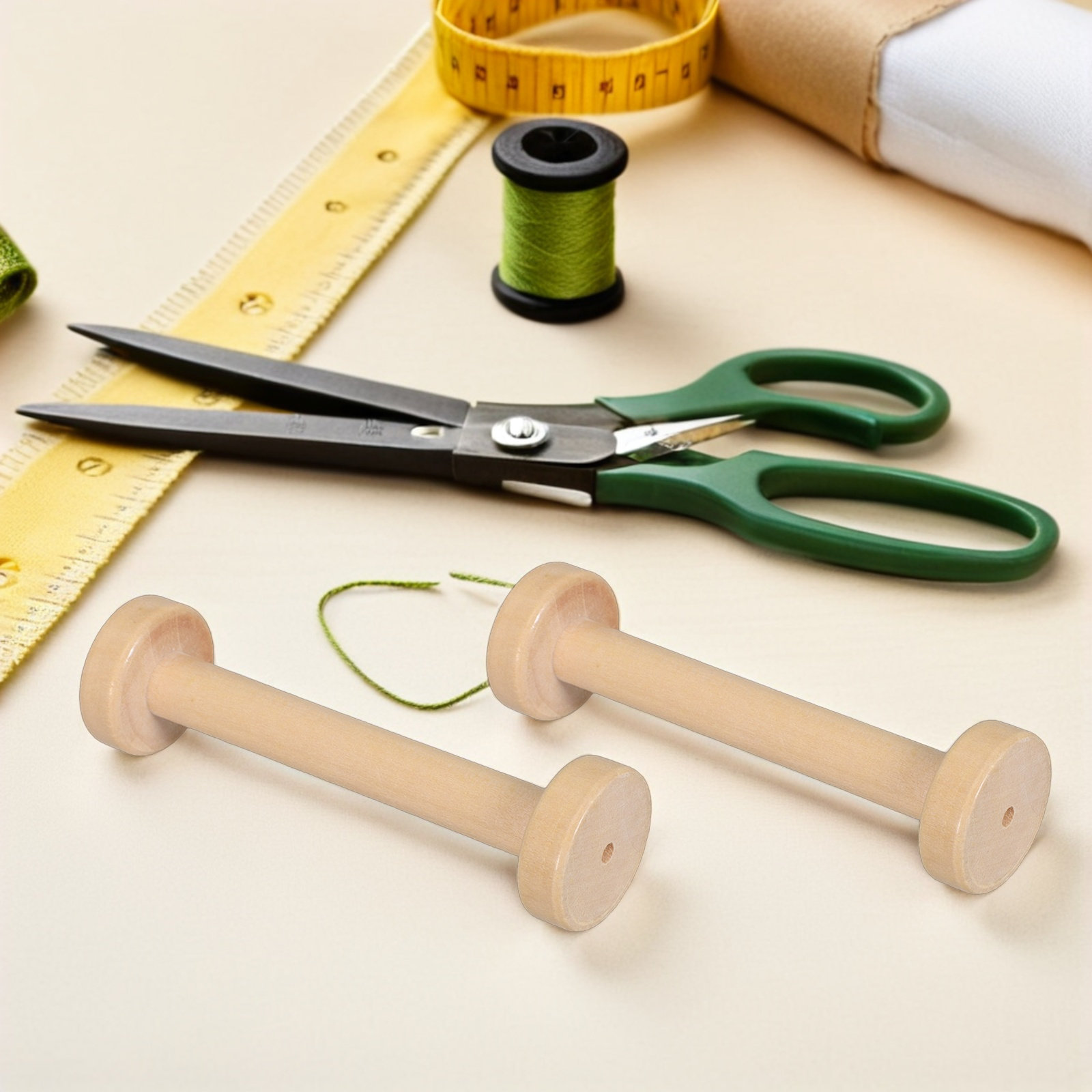 5 stuks houten spoelen natuurl - Sewing And Textile recensie en prijs