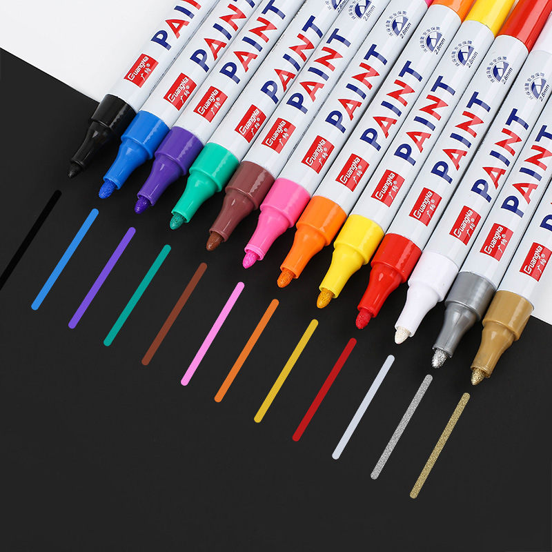 12 stuks witte verf markers pe - Fabric Marking Pen recensie en prijs