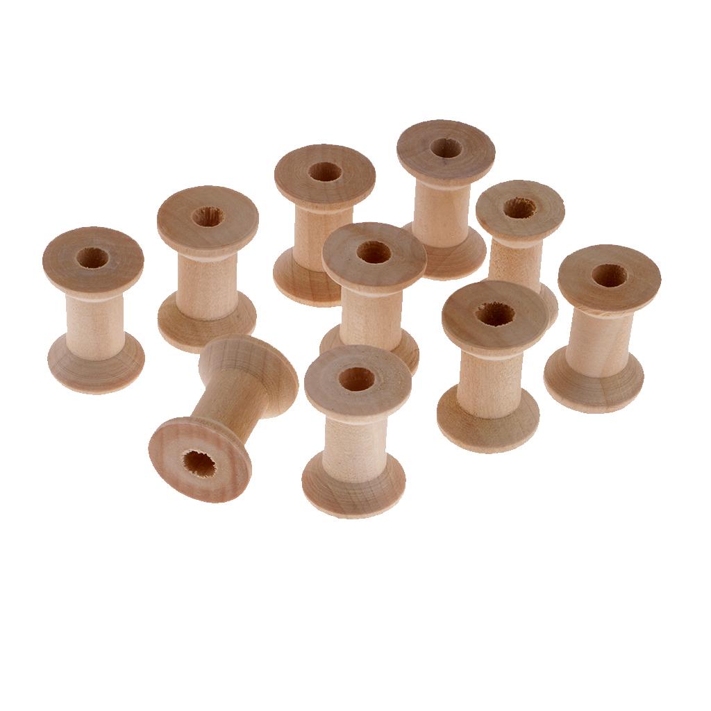 Houten lege spoelen voor garen - Thread Bobbins Empty recensie en prijs