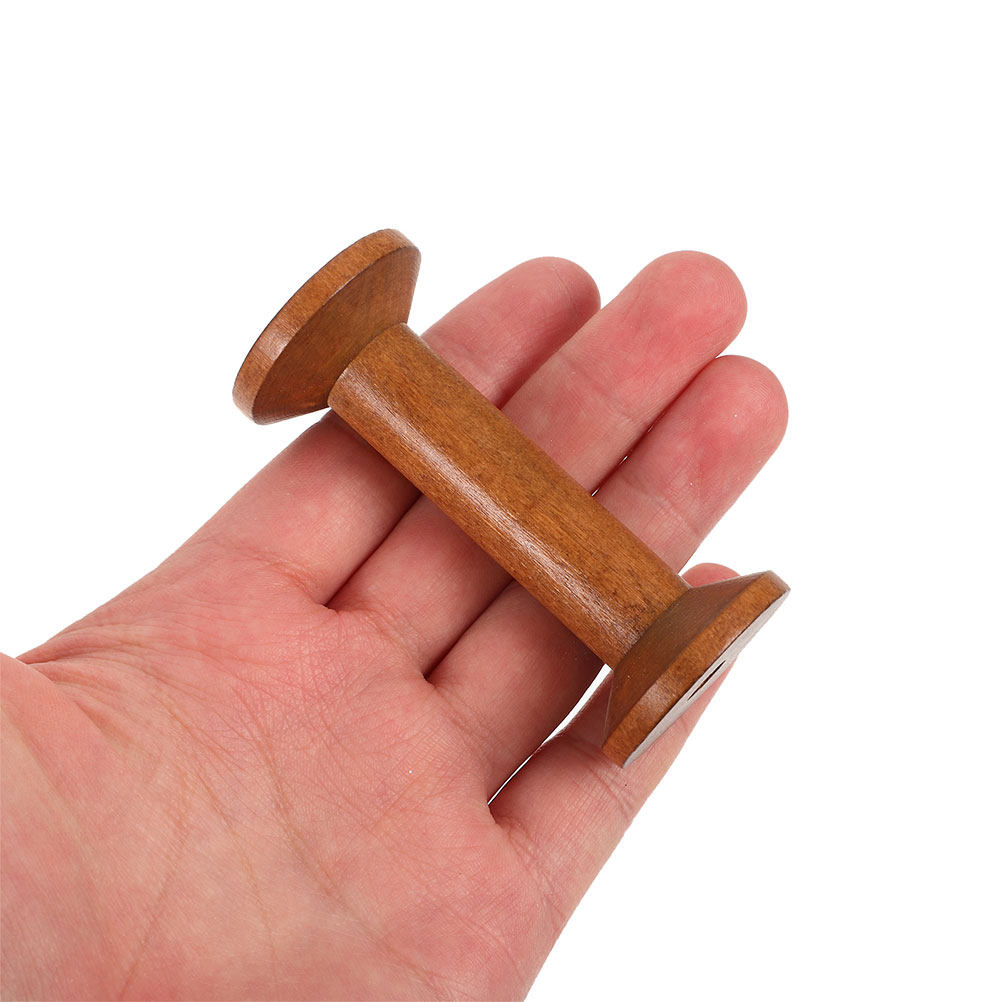 7-delige houten draadspoelen,  - Thread Bobbins Empty recensie en prijs