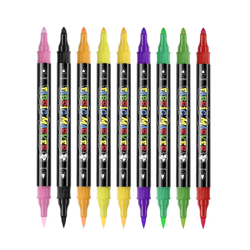 24 kleuren permanente textielv - Fabric Marking Pen recensie en prijs