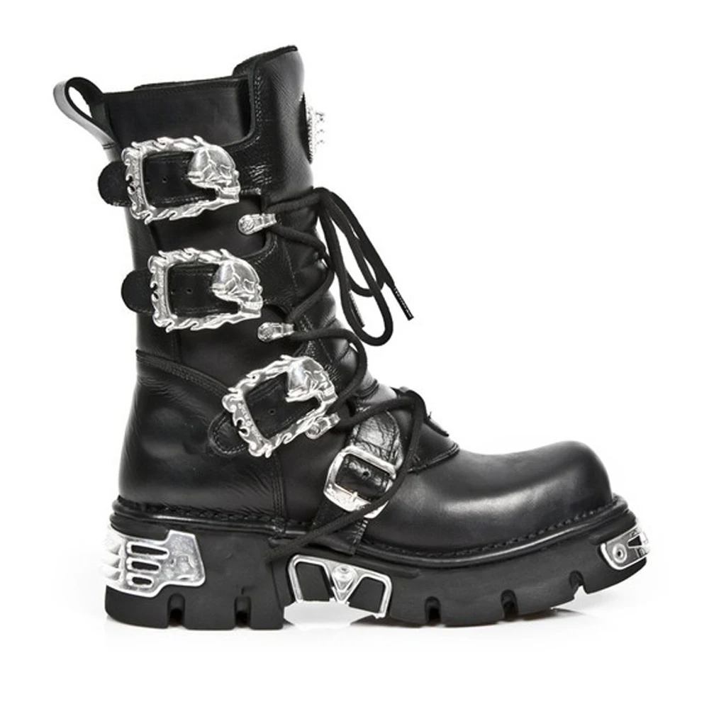 Nieuwe Heren Punk Motorlaarzen - Sewing Zipper recensie en prijs