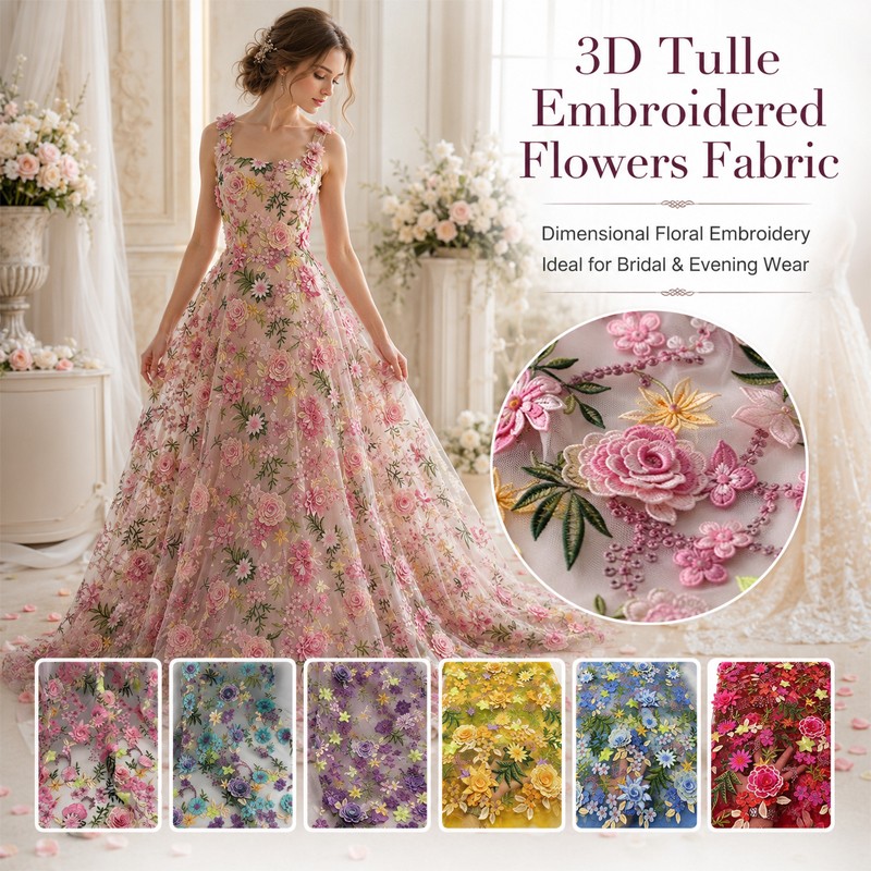 90x130cm 3D Bloemig Geborduurd - Sewing And Textile recensie en prijs