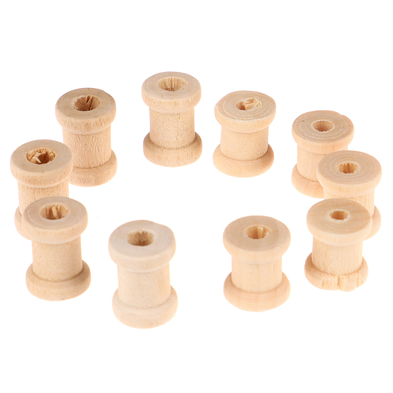 100 STKS Houten lege draadspoe - Thread Bobbins Empty recensie en prijs