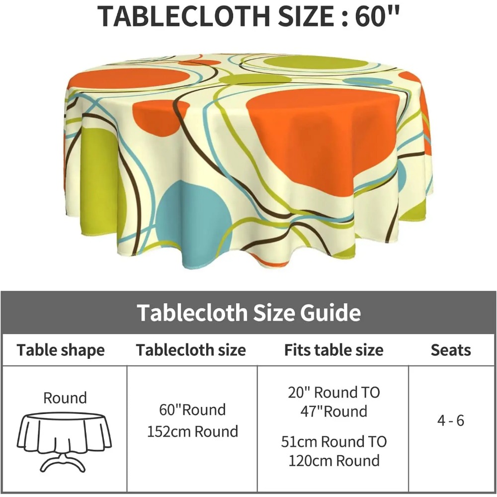 Tafelkleed Kleurrijk jaren 195 - Century Textile & Sewing Supply Reviews recensie en prijs