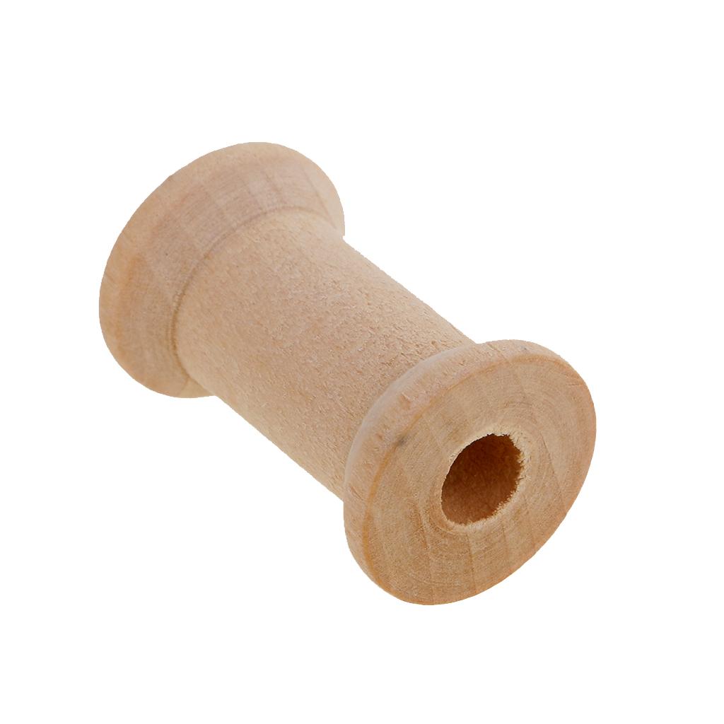 Houten lege spoelset, 20 stuks - Thread Bobbins Empty recensie en prijs