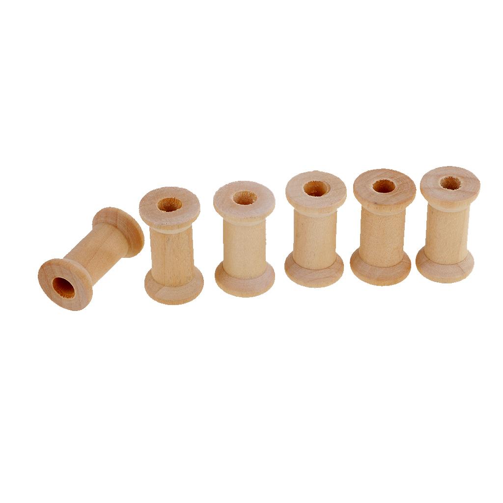Houten lege spoelset, 20 stuks - Thread Bobbins Empty recensie en prijs