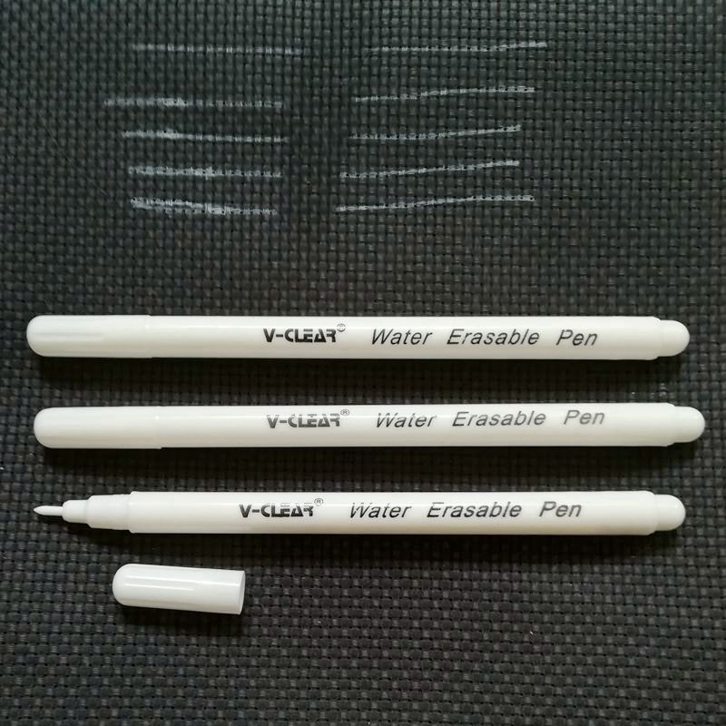 VCLEAR Wateroplosbare pen Witt - Fabric Marking Pen recensie en prijs