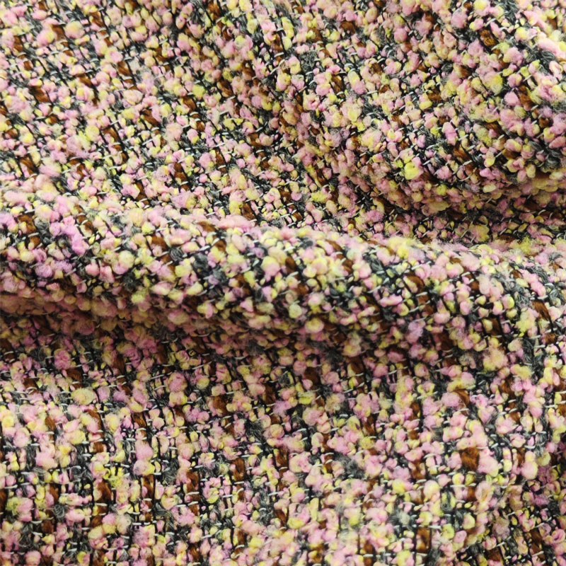 Roze kleurige badstof garengev - Sewing Tweed recensie en prijs