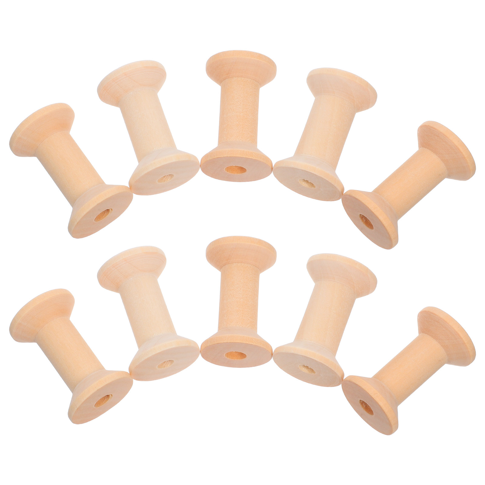 50 stuks natuurlijke houten sp - Thread Bobbins Empty recensie en prijs