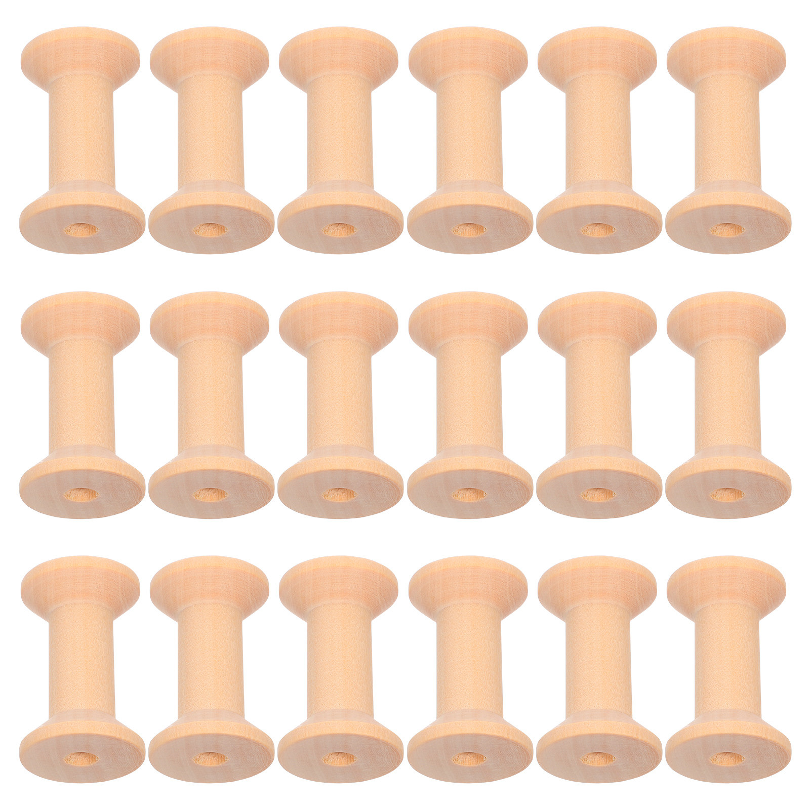 50 stuks natuurlijke houten sp - Thread Bobbins Empty recensie en prijs