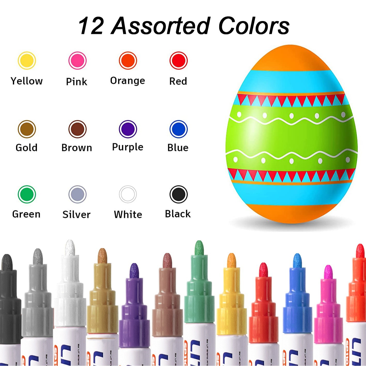 3mm Kleurrijke 12 Kleuren Perm - Fabric Marking Pen recensie en prijs