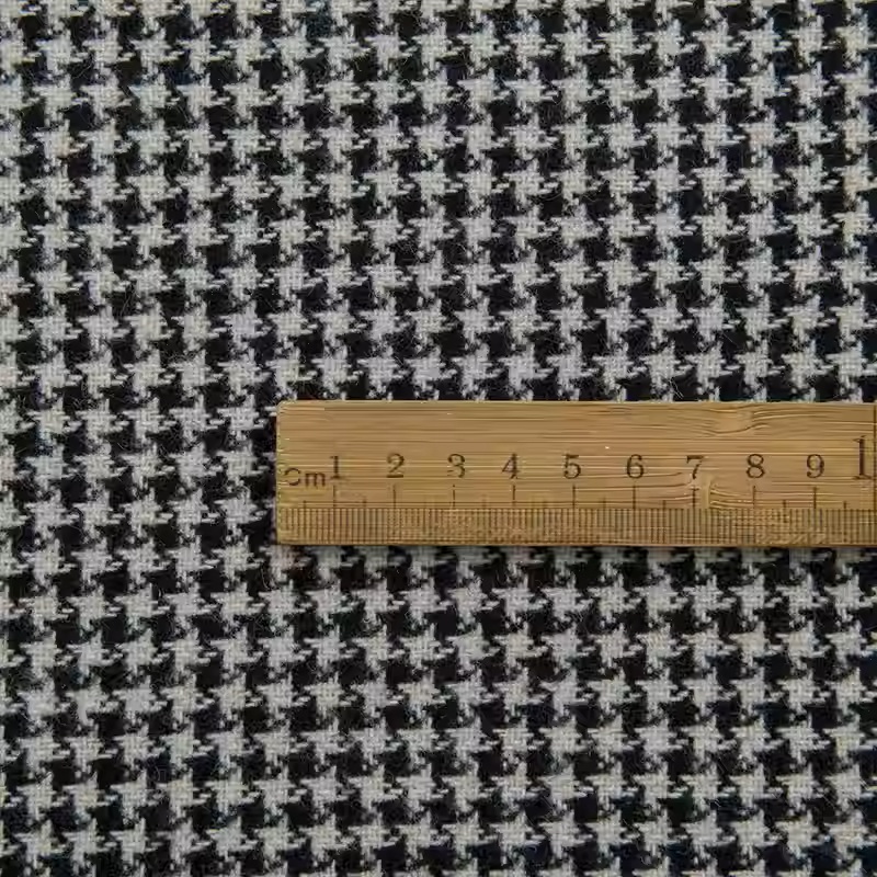 Lichte koffie kleine houndstoo - Sewing Tweed recensie en prijs