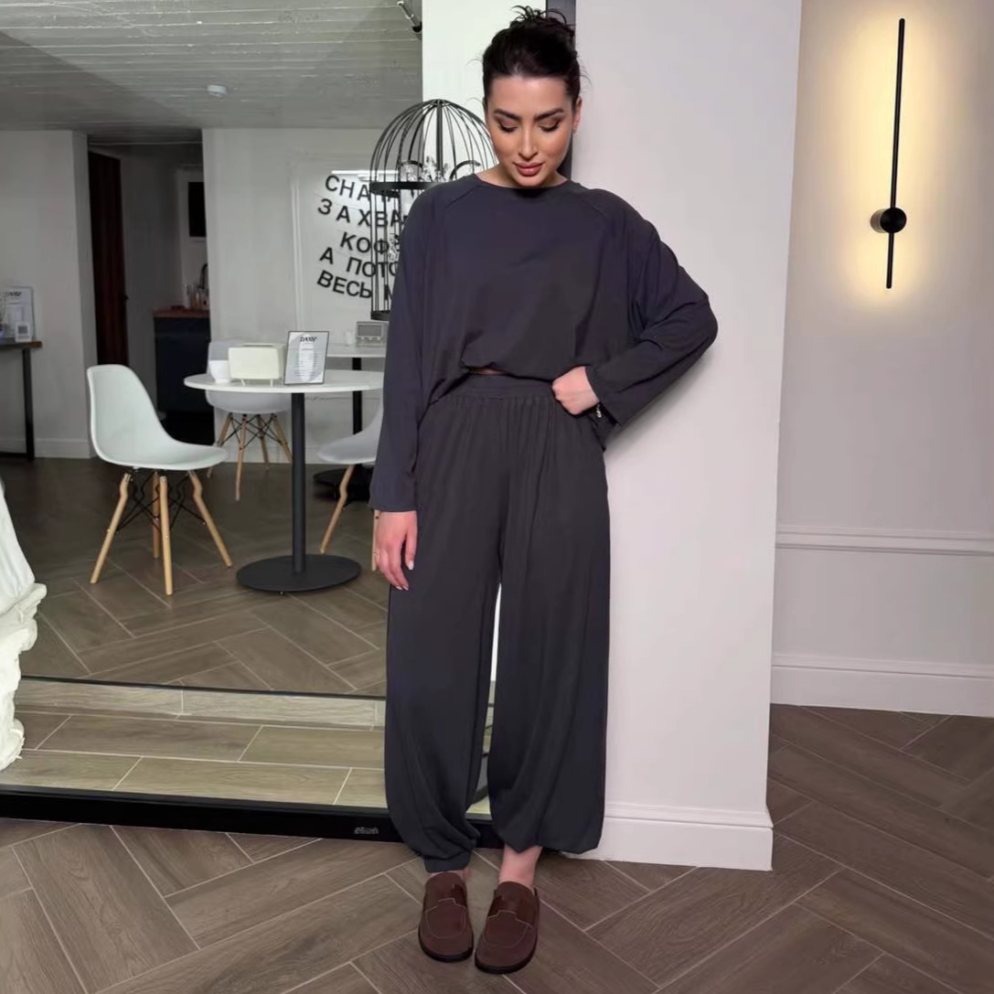O-hals shirt met volle mouwen, - Shoulder Pad Set In recensie en prijs