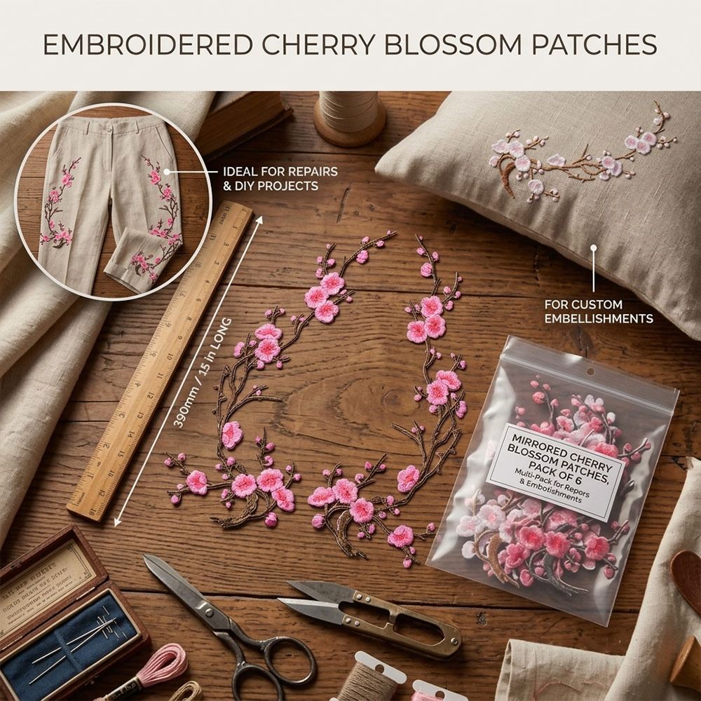 DIY Kersenbloesem Strijkapplic - Sewing And Textile recensie en prijs