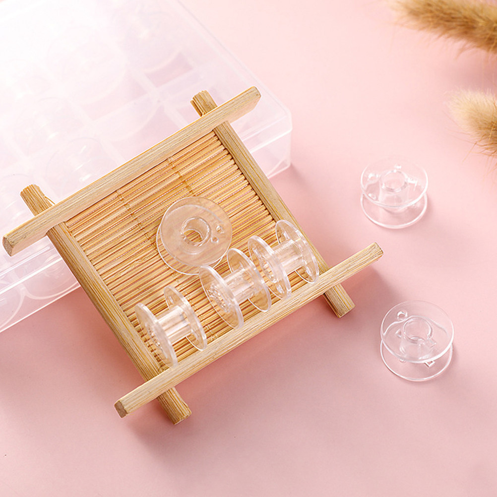 1Set Transparante Plastic Spoe - Thread Bobbins Empty recensie en prijs
