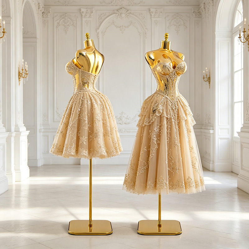 Boetiekwinkel Chrome gouden pl - Dress Form Mannequin recensie en prijs